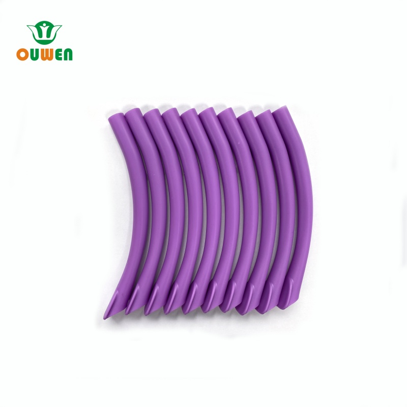 Ouwen Factory Disposable Dental Strong Suction Tube Duckbill Saliva Ejector for Adult