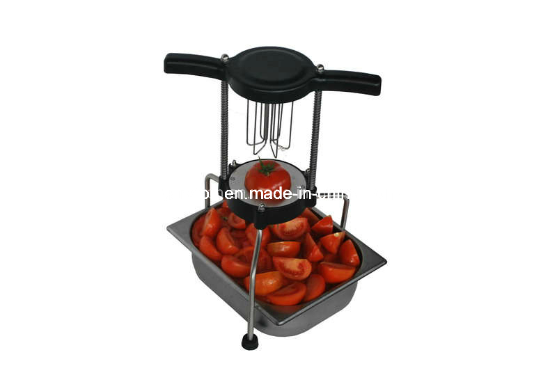 Manual Tomato Cutter Stainless Steel Blade Vegetable Tomato Slicer (GRT-HLB6)