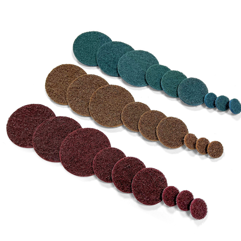 Полировальный диск 38 мм, малиновый, средняя зернистость