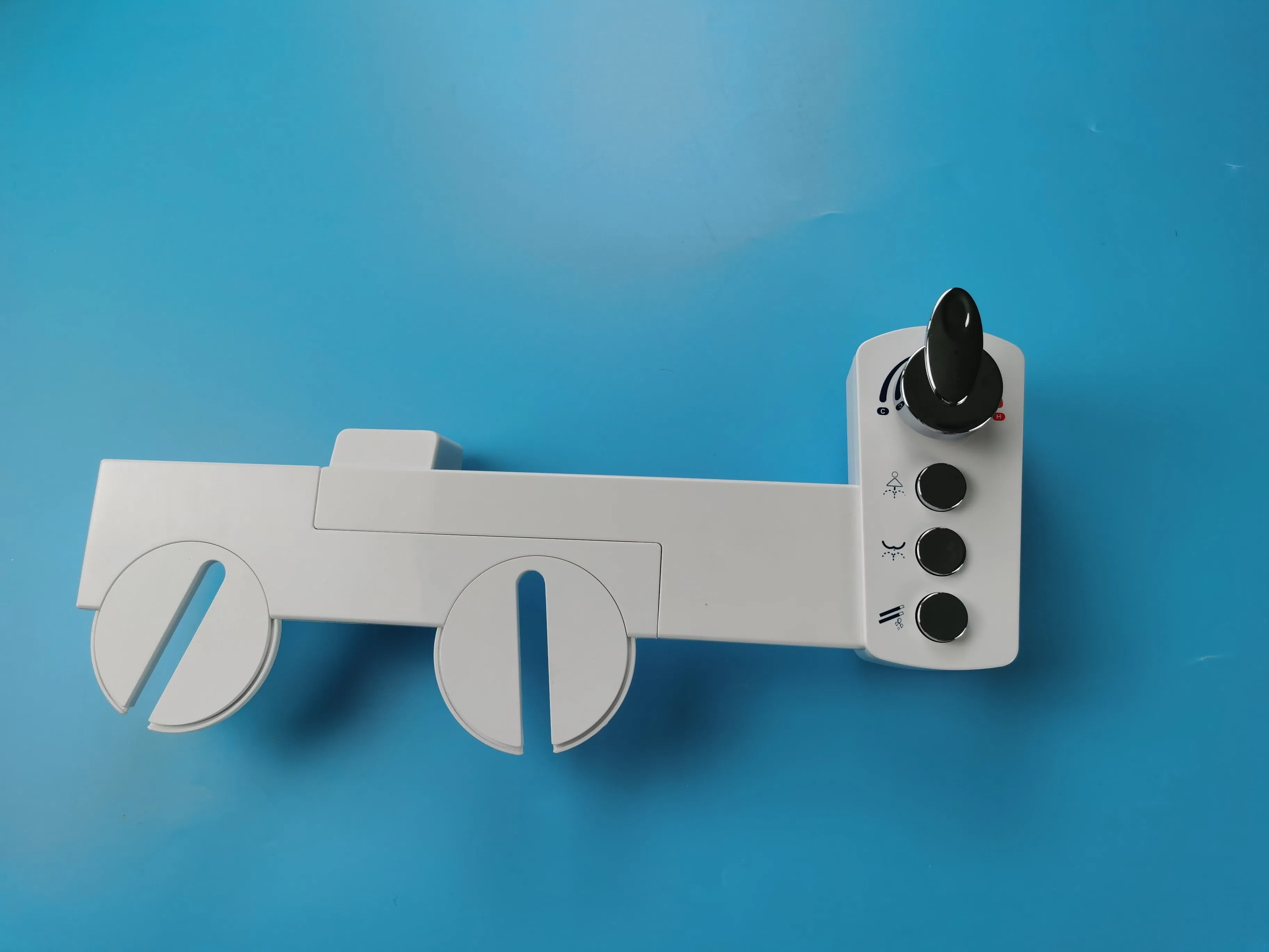 Sleek Design Dual Flow Nozzles Front and Rear Wash Non Electric Hot and Cold Water Bidet