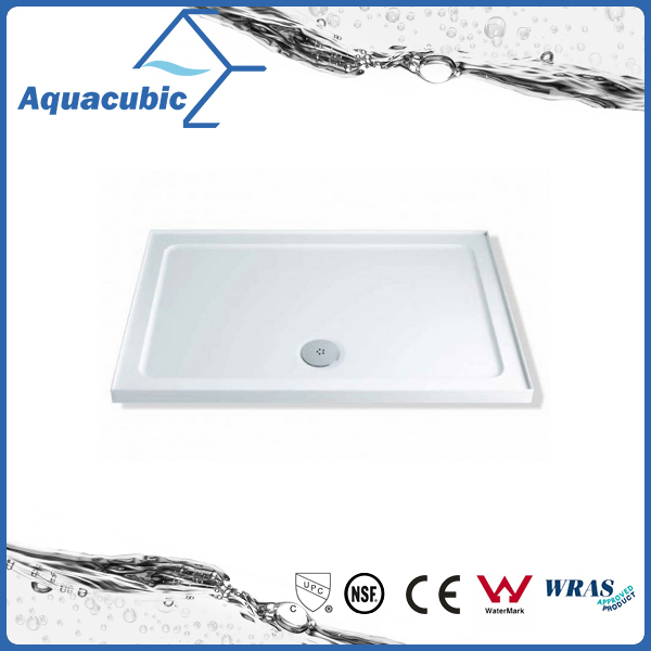 Sanitary Ware SMC 4 Side Lips Shower Tray Fiberglass Shower Base (ASMC9090-3)