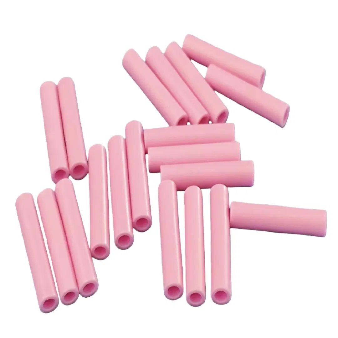 6*3*25mm Textile Machine Parts Alumina Textile Tubing Through Yarn Ceramic Tube