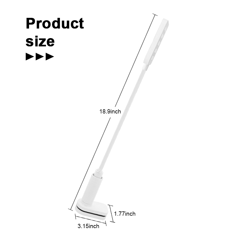 Portable Acrylic Gel UV Nail Lamp with Gooseneck for Manicure and Lighting, LED Nail Dryer Light for Salon & Home