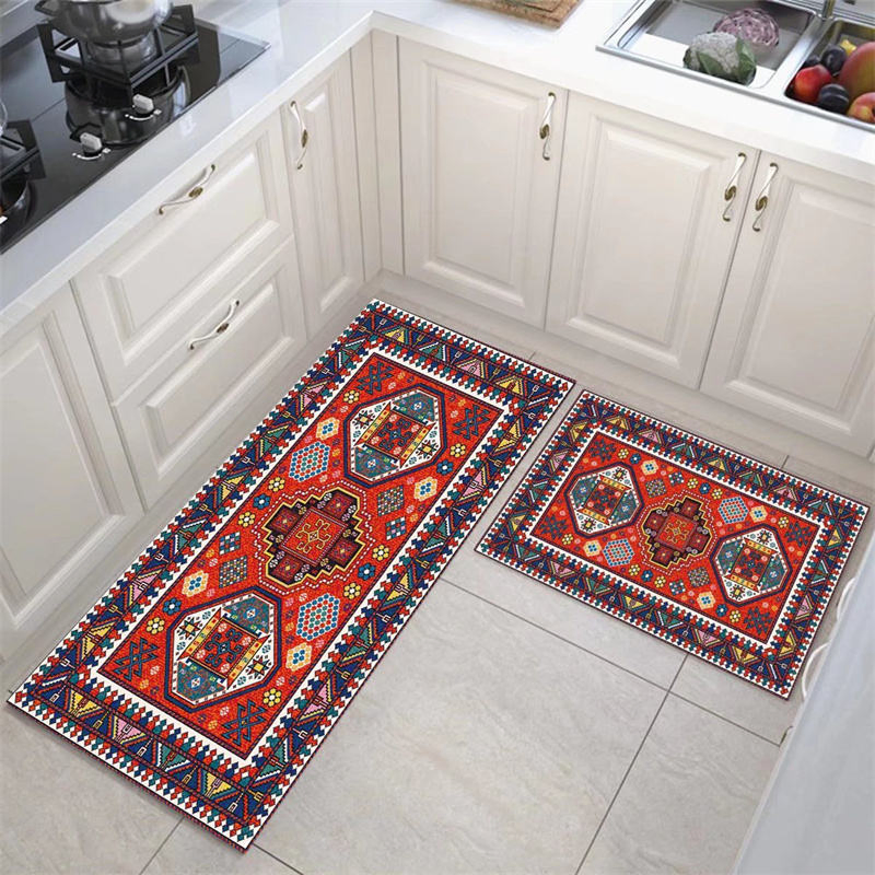 Anti-Slip Kitchen Place Rug Carpet Absorbent Kitchen Floor Mats