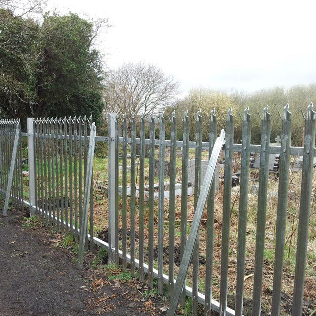 Metal Palisade Fence D and W Shape Palisade Security Fence System