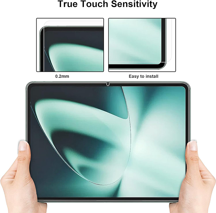 9h Hardness Scratch Resistant Bubble Free Tempered Glass Screen Protector for Oneplus Pad/Oppo Pad 2 2023