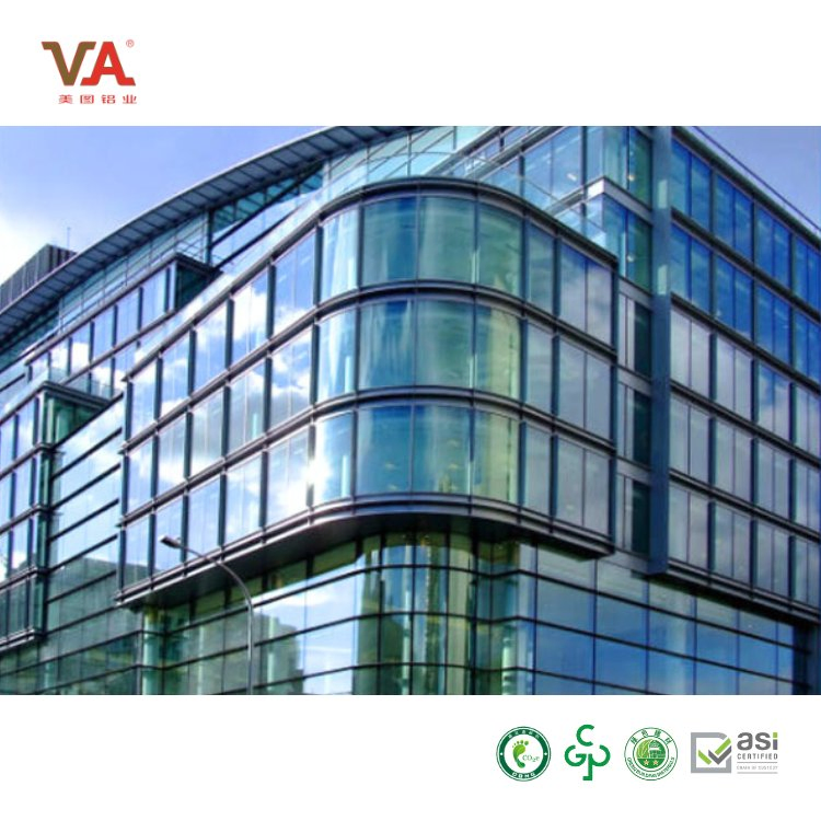 Premium Tempered Glass Curtain Wall for Residential Buildings