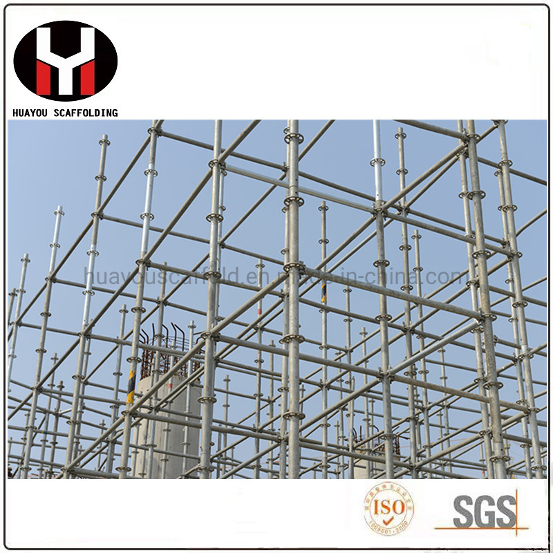 Construction Modular System Scaffolding HDG Ringlock with Staircase Platform