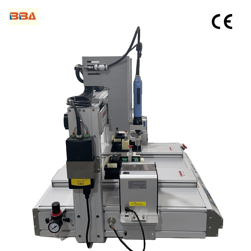 Робот для завинчивания винтов с двумя головками, автоматический