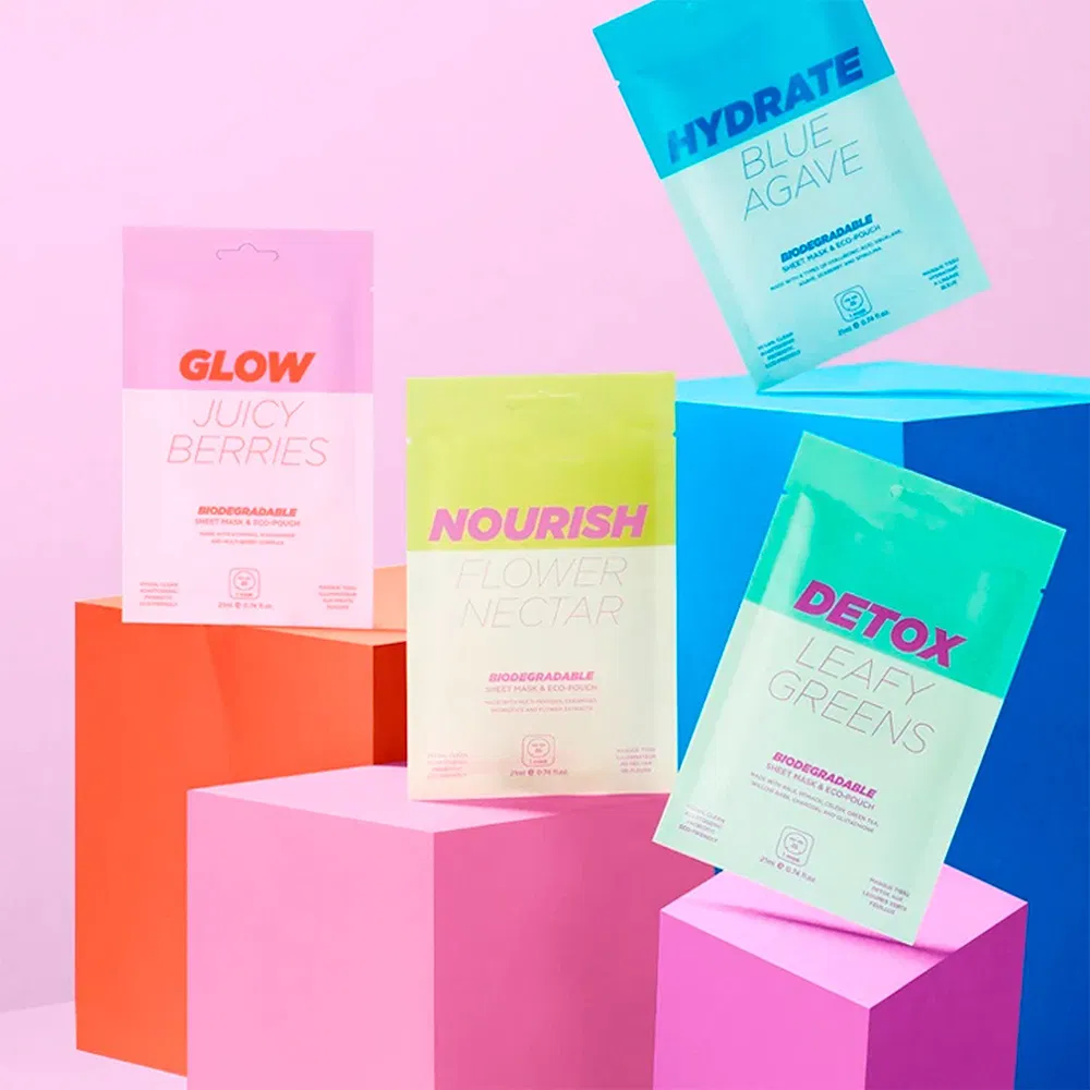 Korean Skincare Facial Mask Natural Hydrating Fruit Sheet Masks with Watermelon Hyaluronic Acid Face Mask