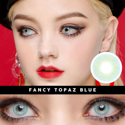 Hidrocor Topaz Gray Prescription Colored Contact Lenses Disposable Soft Colored Cosmetic Contact Lens