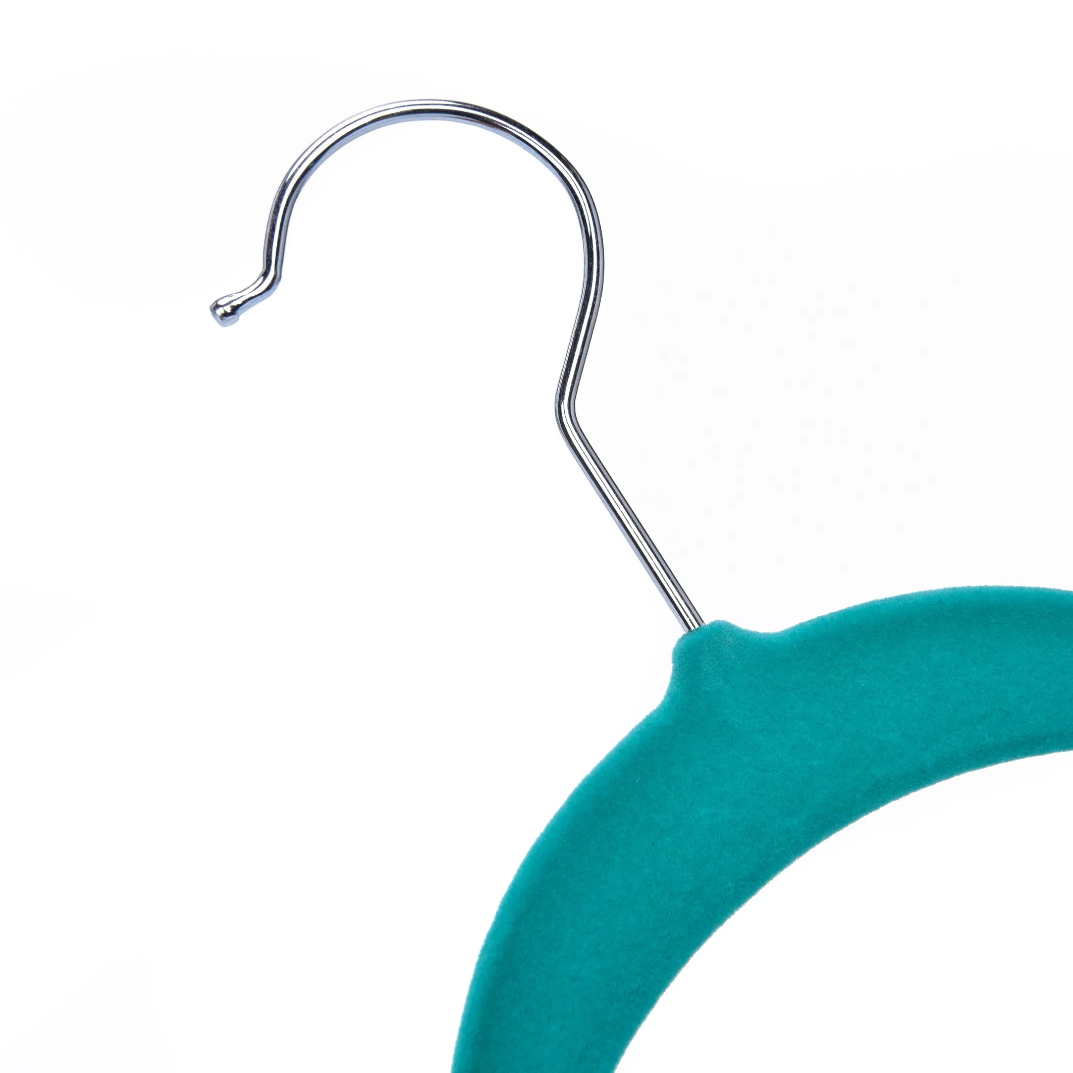 Premium Velvet Skirt Hangers (20 Pack) Non Slip Velvet Pants Hangers with Metal Clips 360° Hook Durable Ultra Thin Space Saving Velvet Hangers