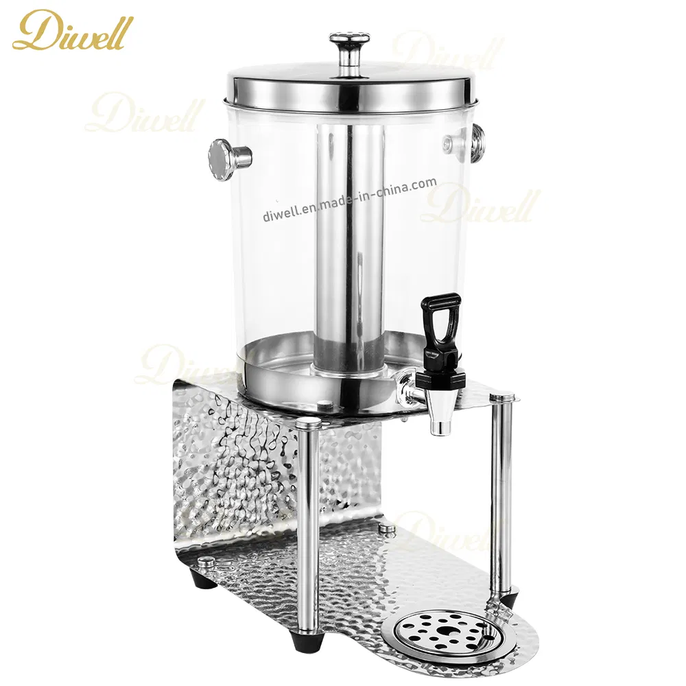 Newest Design Luxury Rose Gold 16L Chilled Juice Dispenser for Buffet Restaurant