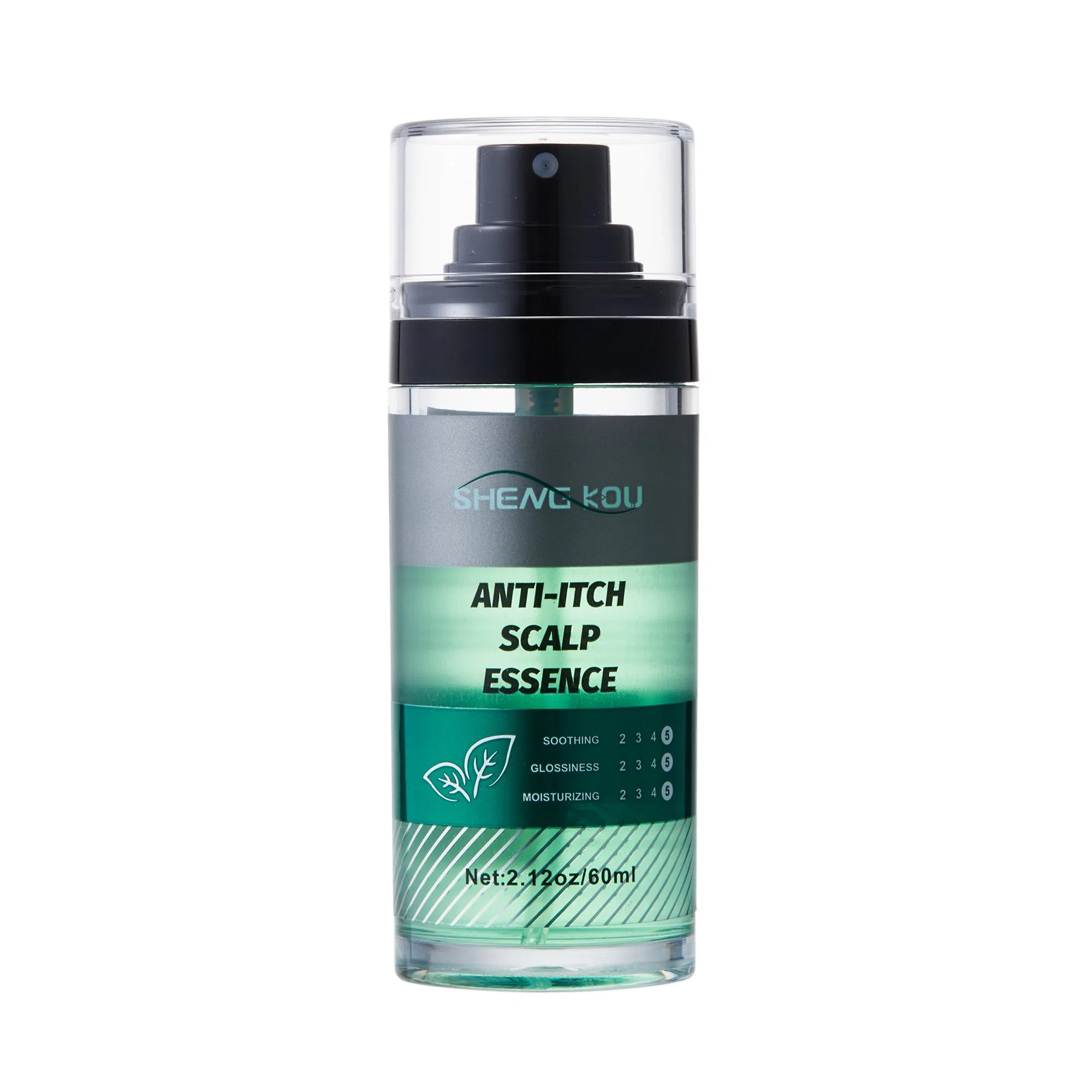 Factory Private Label Black Hair Care Products Wholesale Menthol Scalp Soothing Shining Luster Hair Essence
