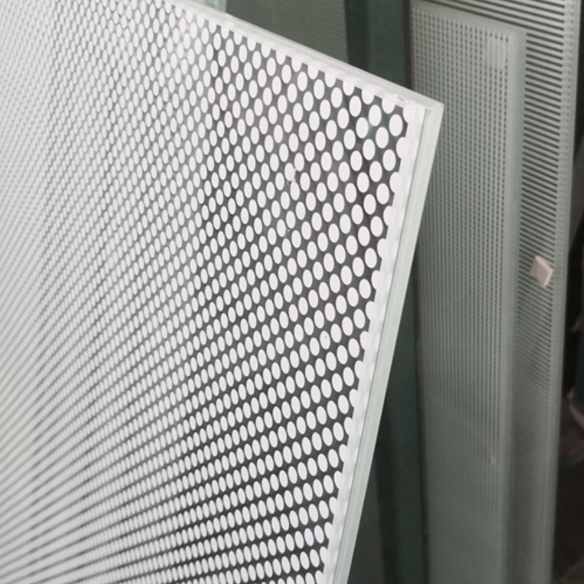 Decorative Gradient White Back Painted Glass for Wall Cladding Backsplashes Customized Wall Glass Sheet