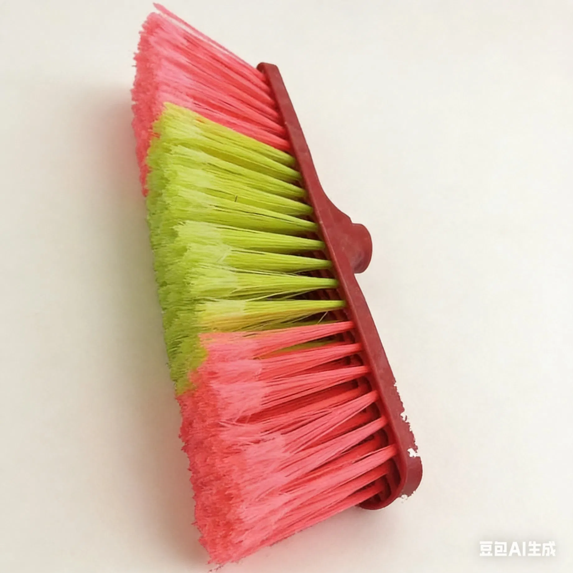 Durable Plastic Broom for Indoor and Outdoor Cleaning with Comfortable Grip