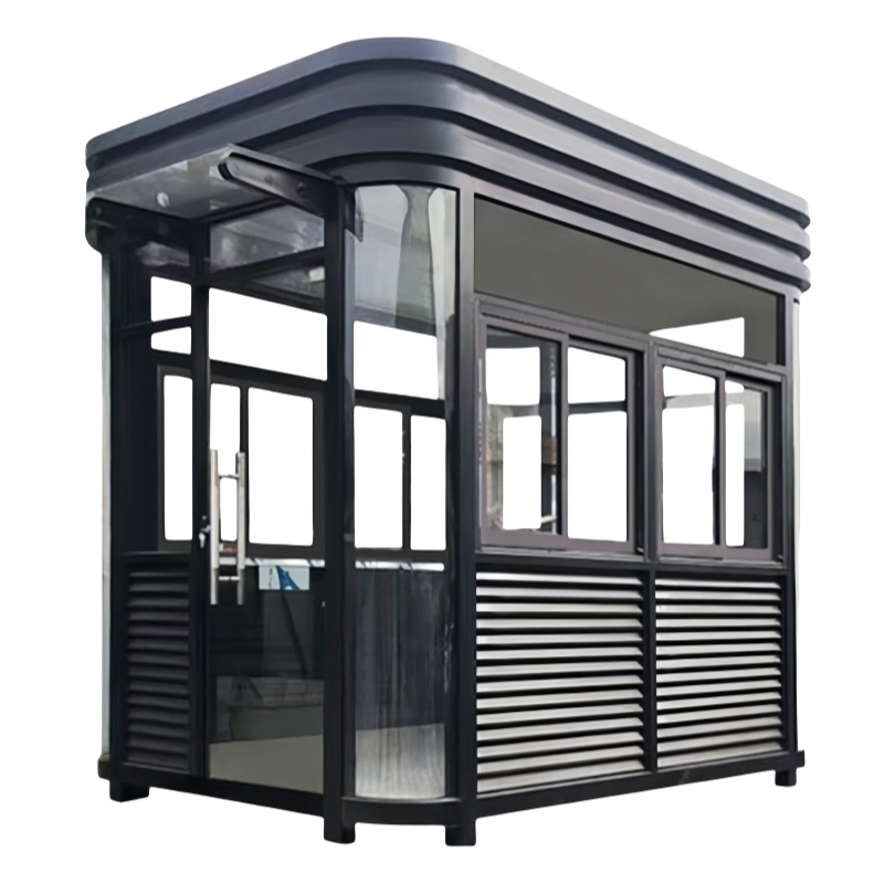 1.2m/1.5m/2.5m Outdoor Steel Structure Luxury Modular Mobile Modern Portable Prefab Sentry Box for Prefabricated Kiosk Security Guard House