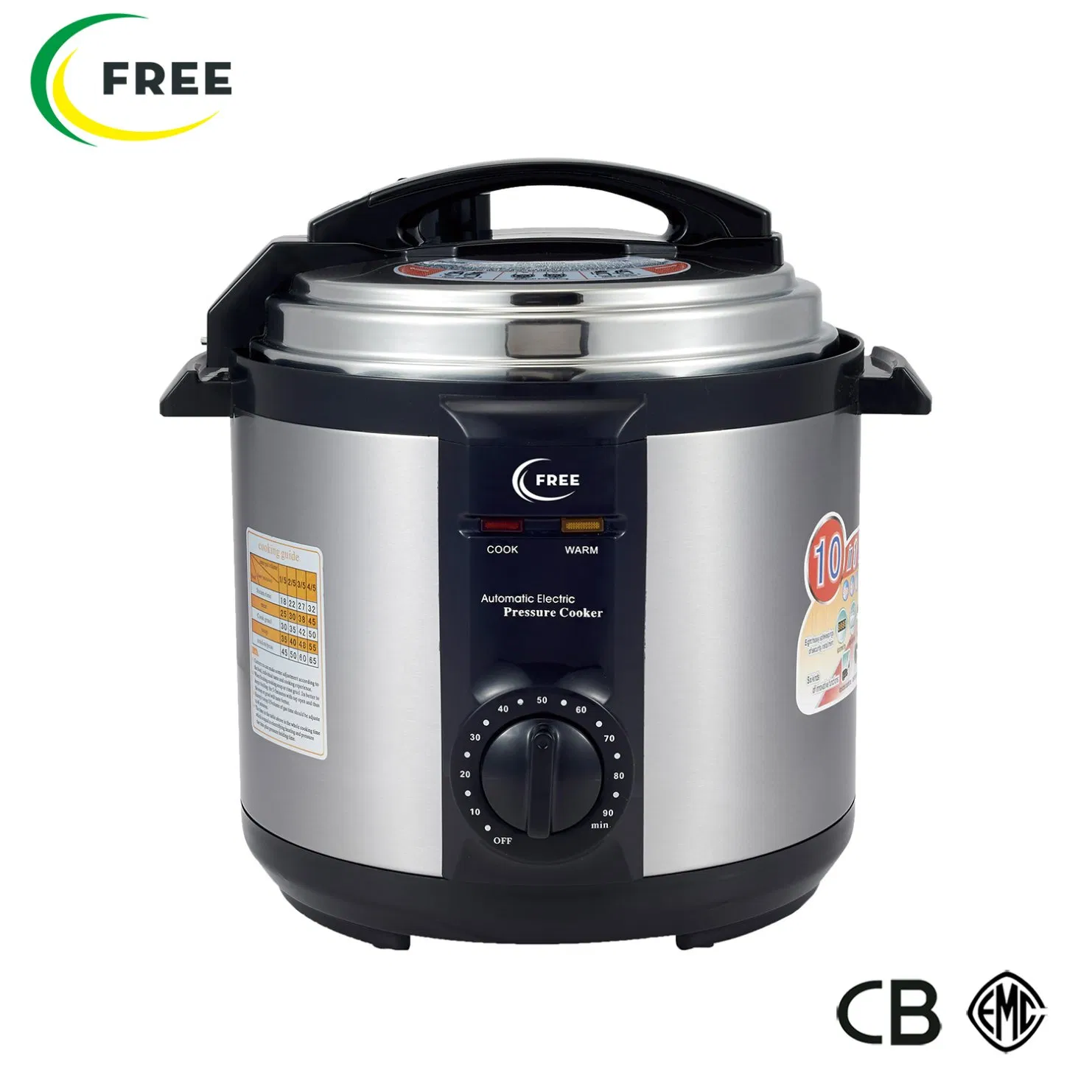 Kitchen Appliances 6L Knob Control Best Seller Manual Electric Pressure Cooker
