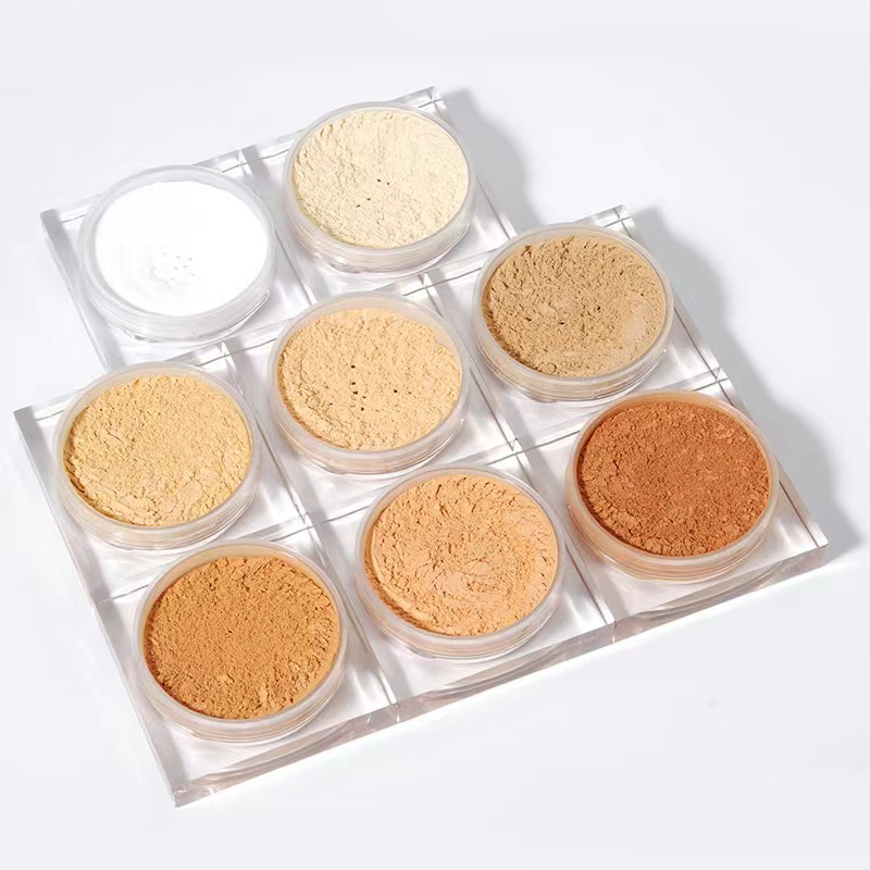 8 Colors Setting Powder Matte Finish Loose Powder Private Label