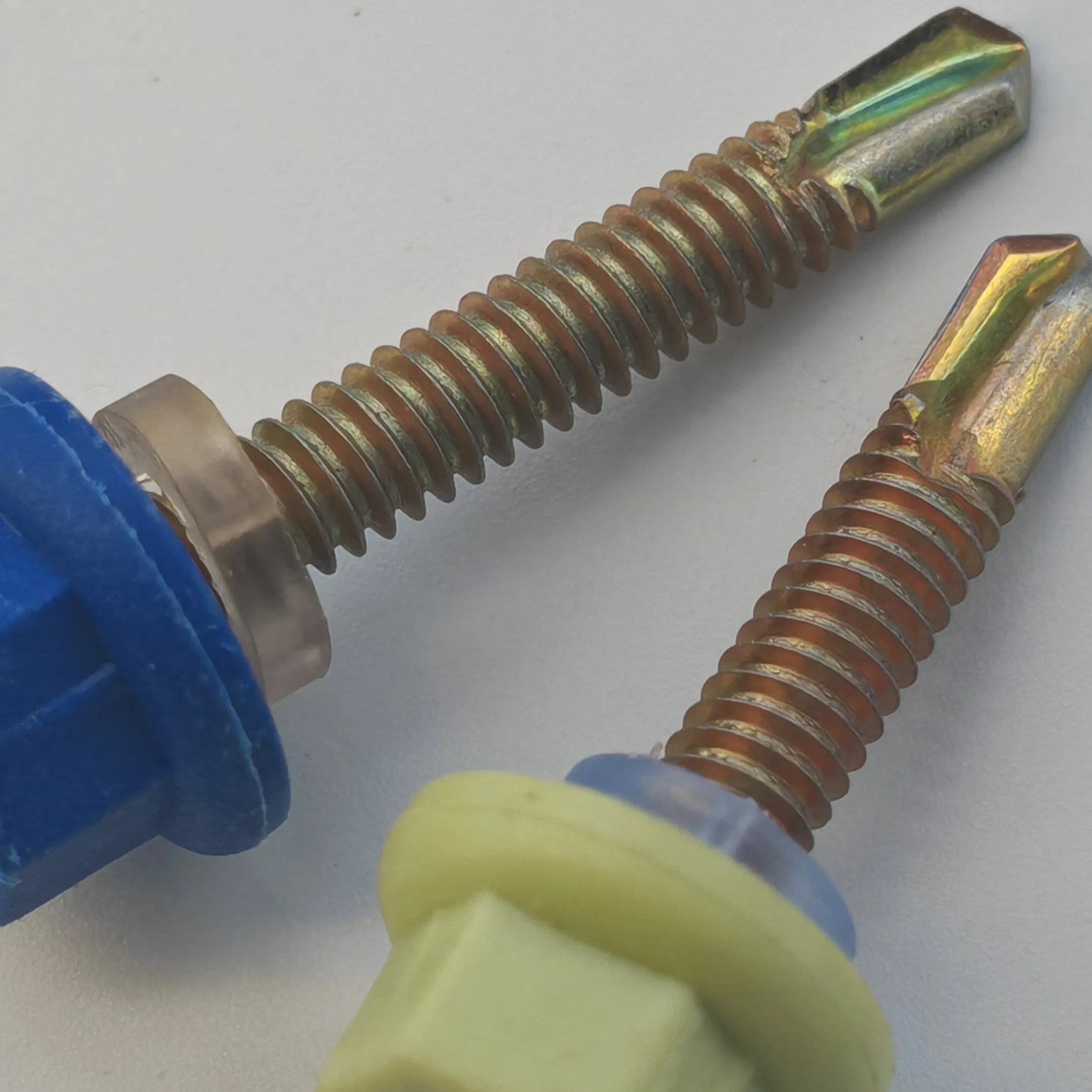 Саморез по металлу шестигранный с прессшайбой, оцинкованный