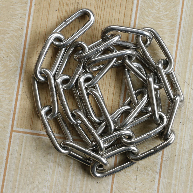 Hardware Stainless Steel Lifting Pet Standard Accessories Conveyor Metal Link Dog Chain Leash Puppy Dog Leads