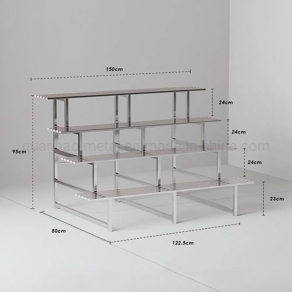 4 Tier Plant Stand Flower Display Shelf Flower Pot Holder for Balcony
