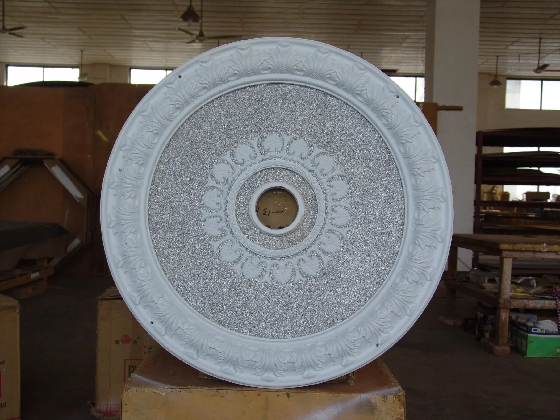 Fiberglass Ceiling Medallion, Resin Material Ceiling