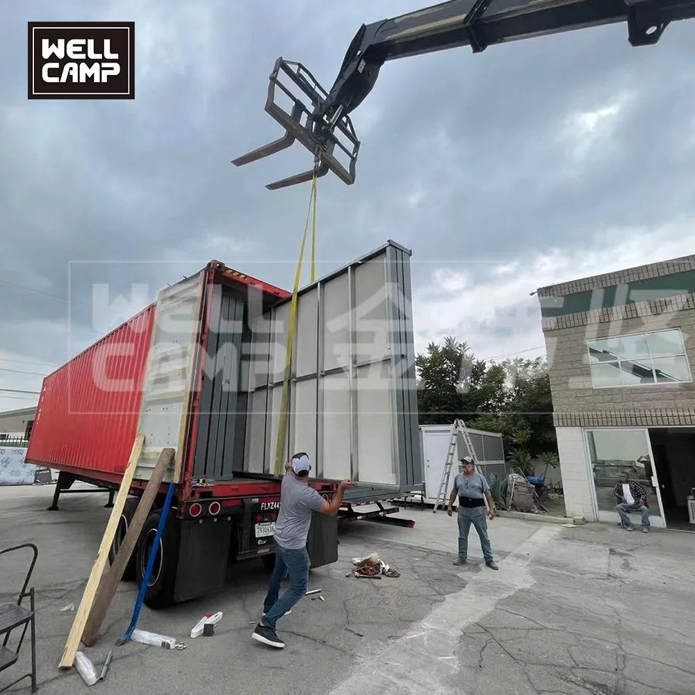 Hot Caravan Labor Camp Isolation Room Fast Install Folding Tiny House Under 20K