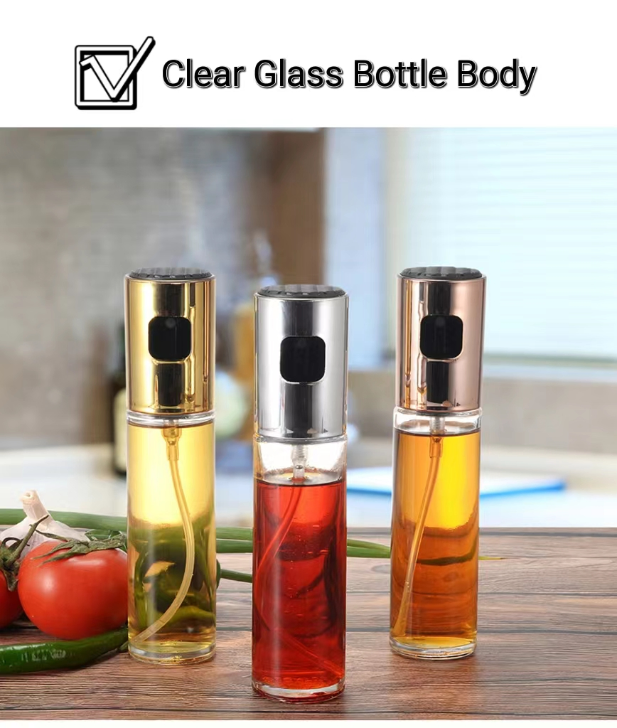 Factory Outlet Functional ABS Sprayer Kitchenware Glass Oil Spray Bottle