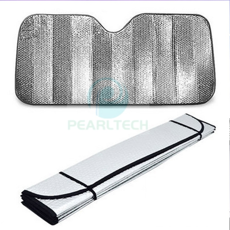 Rainbow Aluminum Film Backed Bubble as Sun Protection Cover for Truck Windows