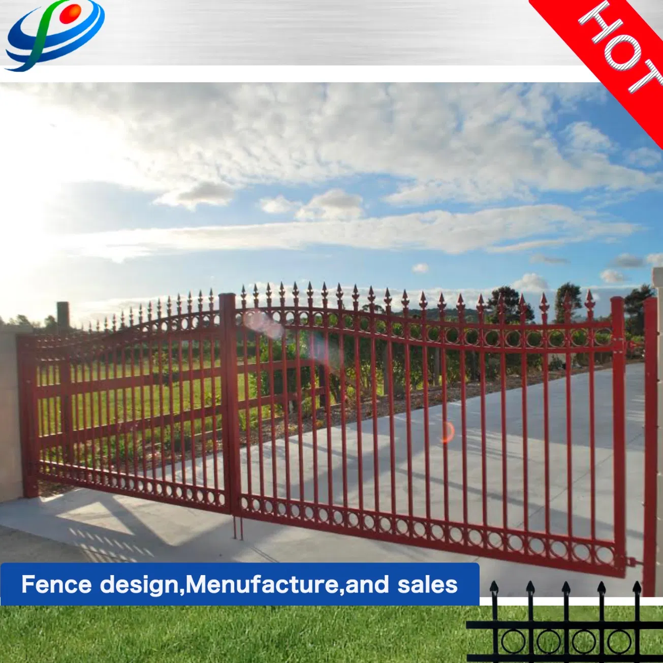 Flat Top Stair /Staircase Aluminum Swimming Pool/Balcony FRP Handrail for Home/ Garden/School