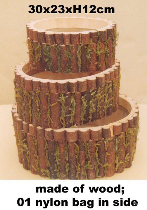 Горшок деревянный уличный для растений