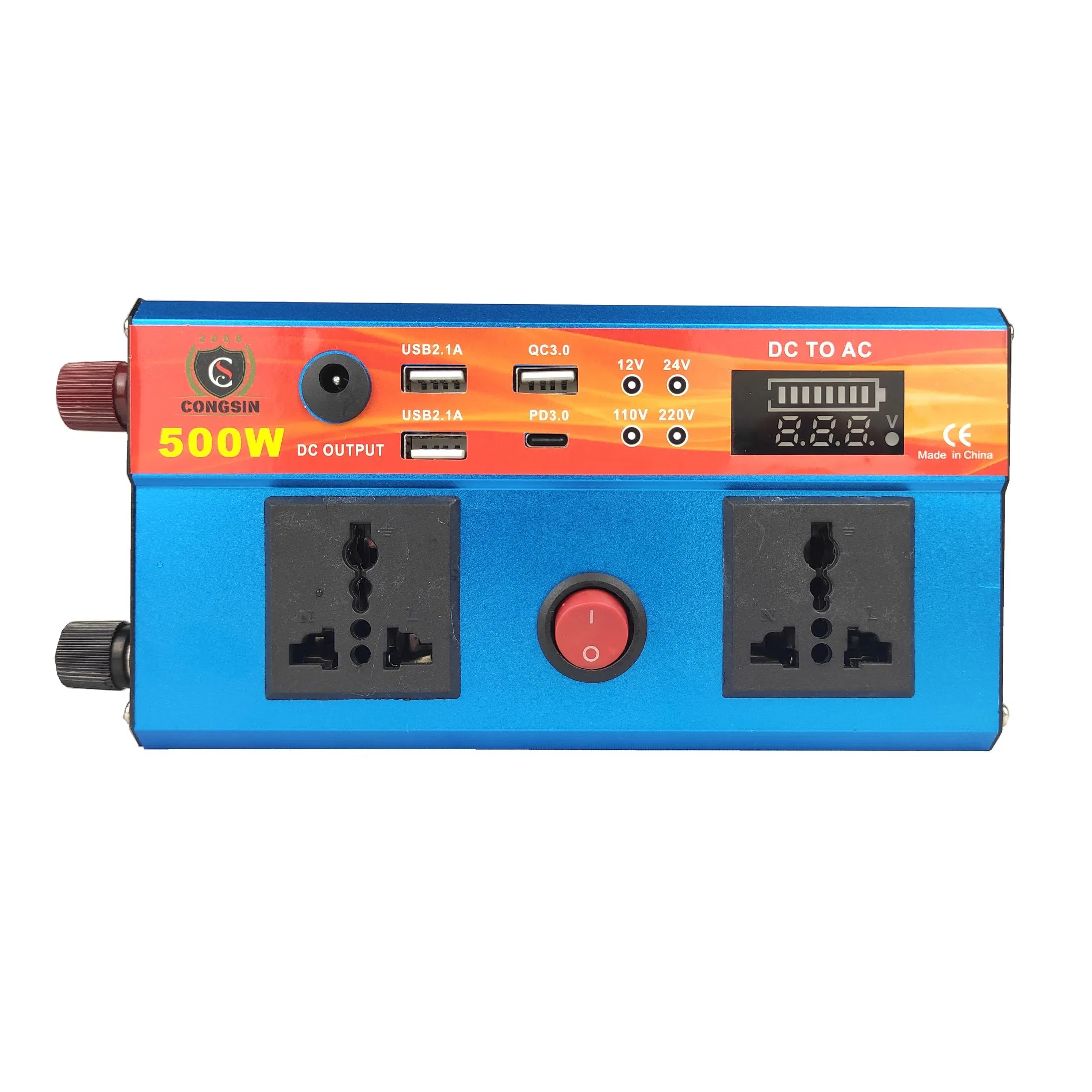 Инвертор гибридный синусоидальный Congsin 500Вт для дома