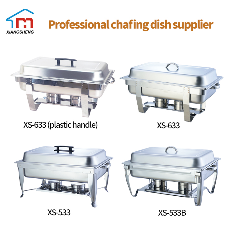 Xiangsheng Stainless Steel Chafing Dish Chaving Dish for Hotel Restaurant Use