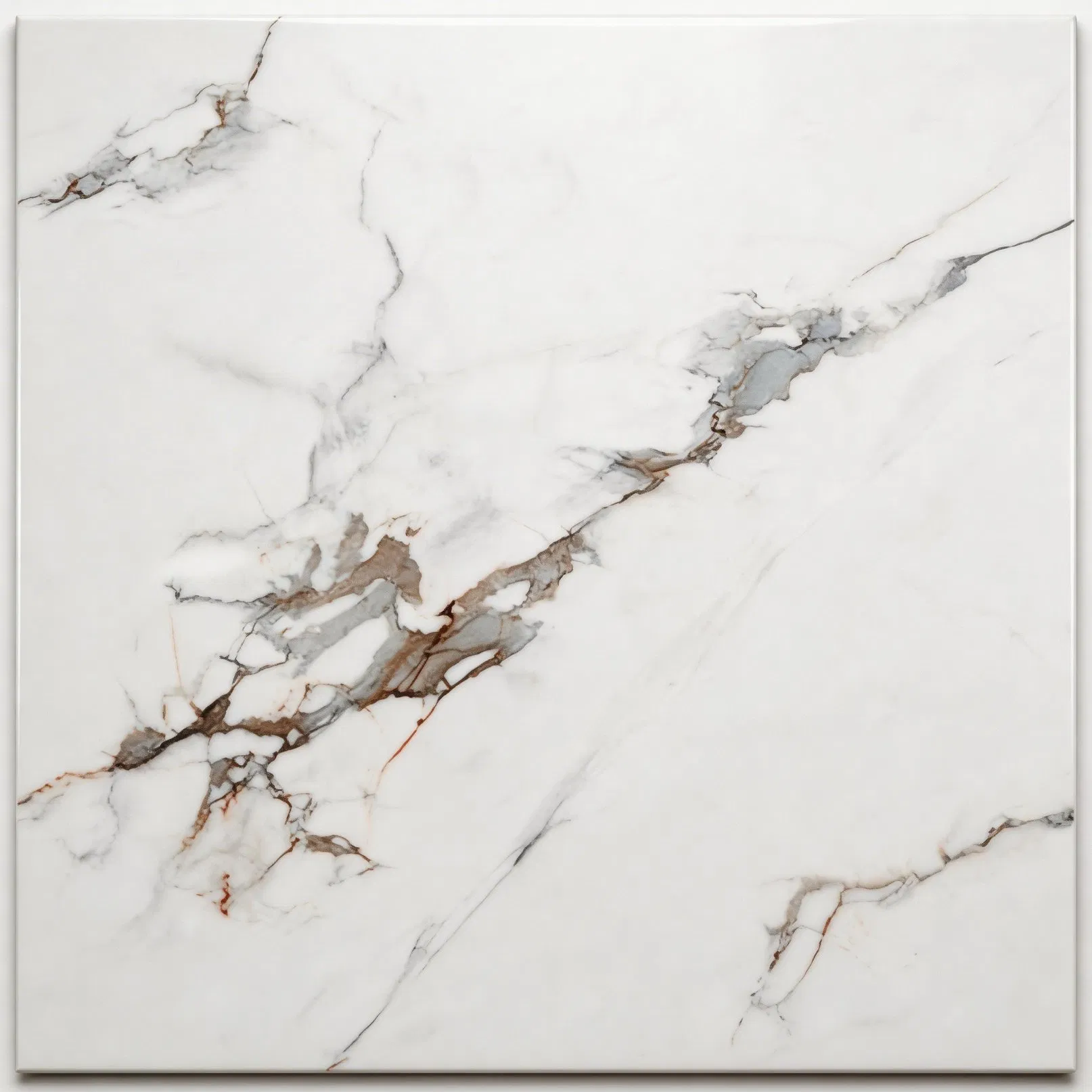 Impulse Buy Full Polished 60X60 Mable Porcelain Wall Tile Surprisingly Glossy Floor Tile Glazed Flooring Carrara White Floor Tile