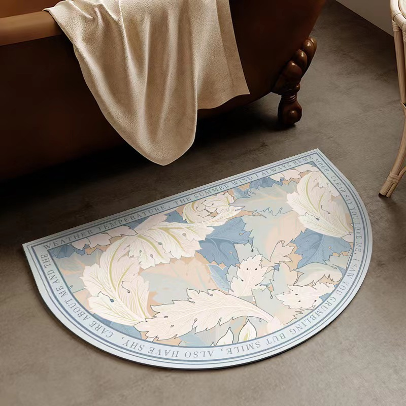 New Water Absorbent Diatom Mud Floor Mat Luxury Durable Bath Rug