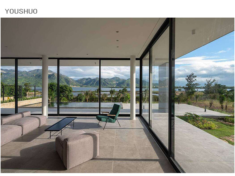 Терморазрывная алюминиевая раздвижная дверь для патио