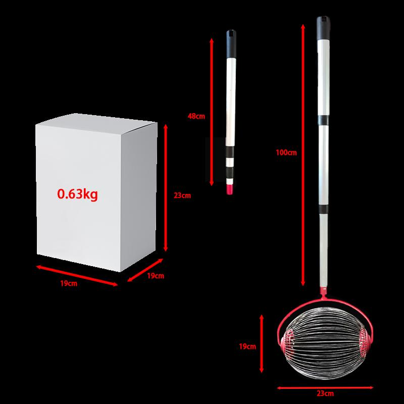 Long Handle Rolling Ball Collector Picker for Golfball Pingpong Tennies