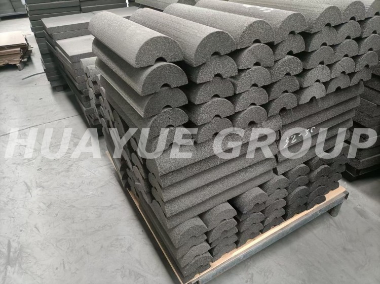 Deep Cold Easy Installation Insulation Material Foam Cellular Glass Pipe for Boiler