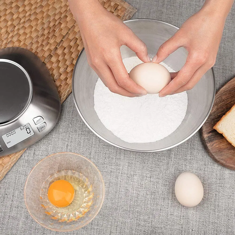 Кухонные весы с таймером и съёмной чашей