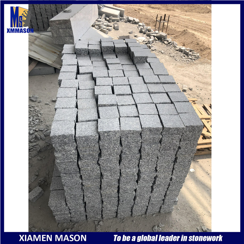 G655 Dark Grey Granite Pavers Paving Stone for Floor Wall Pavement Road