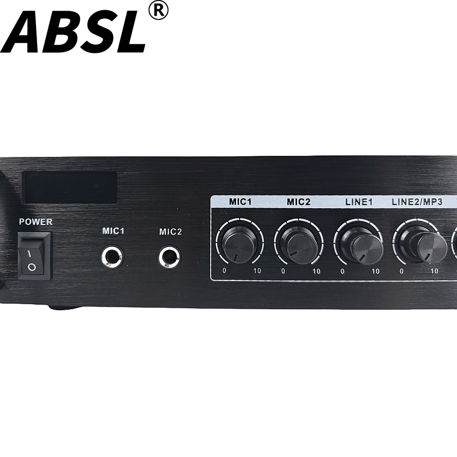 Wholesale 1.5u Combined Amplifier 120W 2zones Switching Mixer PA Audio Power Amplifier