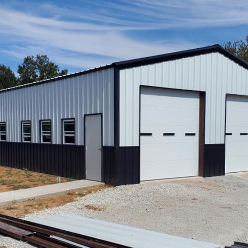 Industrial Wind-Resistant Steel Prefab Customized Q355b Structure Building for Warehouse Workshop Shed