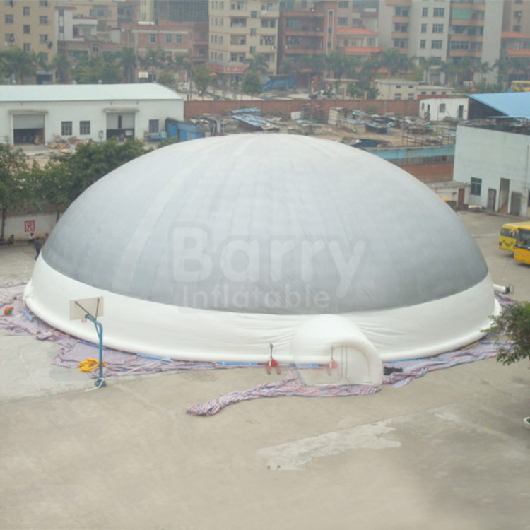 Commercial Inflatable Camping Tent LED Light Outdoor Inflatable Tent White Inflatable Dome Tent