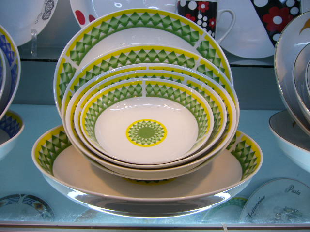 Rice Pasta Fuirt Plate Size 6"-12" Round Decal Porcelain Ceramic Tableware