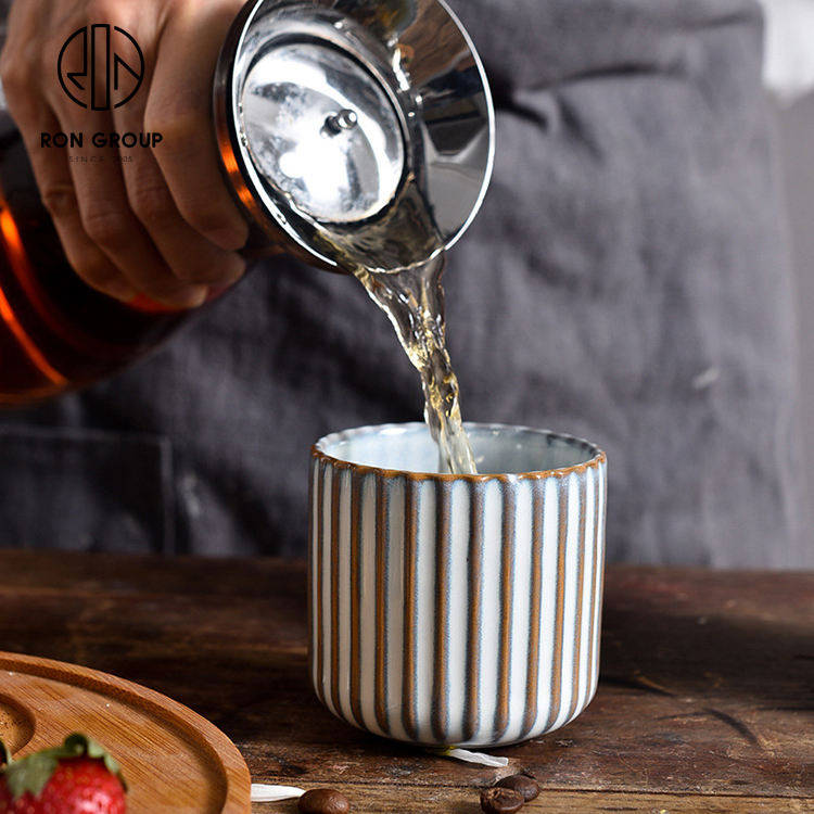 Hot Selling Nordic Matte Porcelain Ceramic Cafe Cappuccino Coffee Water Tea Restaurant Hotel Commercial Drinking Cup