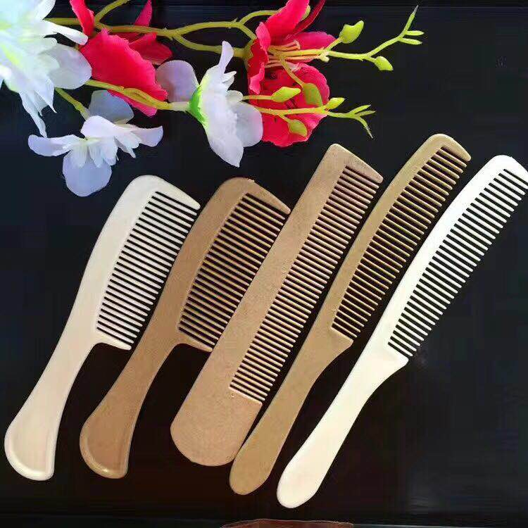 Biodegradable Eco Friendly Corn Starch Disposable Hotel Comb Woman Hair Care