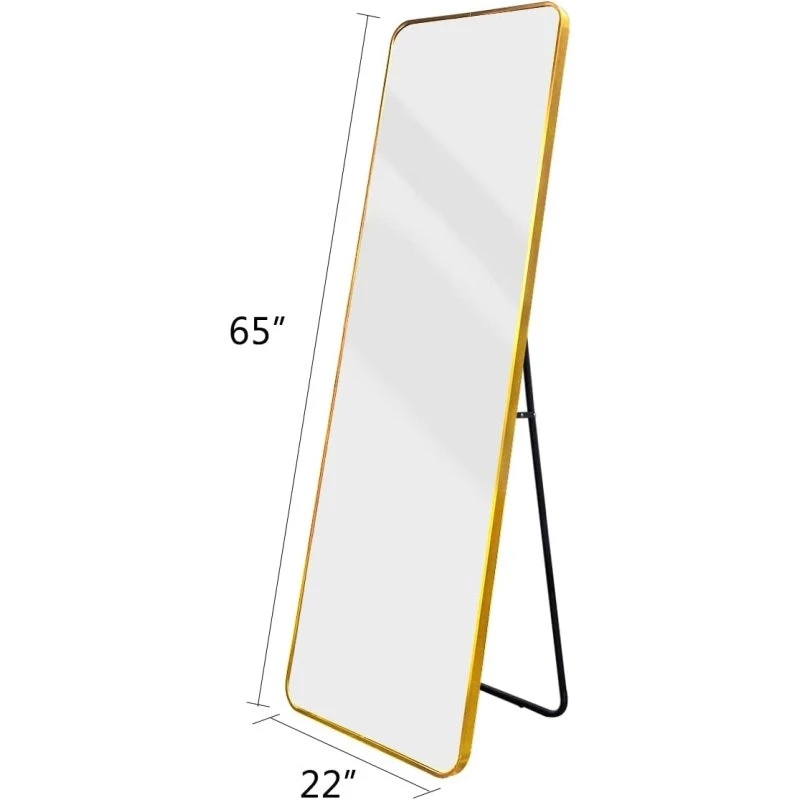 Wall Mounted Lighted Vanity Bathroom Mirror Home Decor Framed Full Length
