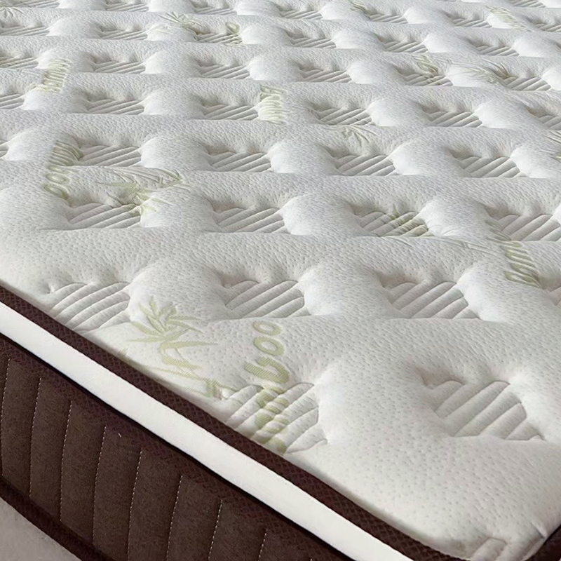 Custom Hotel Luxury Pocket Spring Mattress Home Bedroom Foldable Compressed Latex Foam Fabric Double Bed King Size Mattress