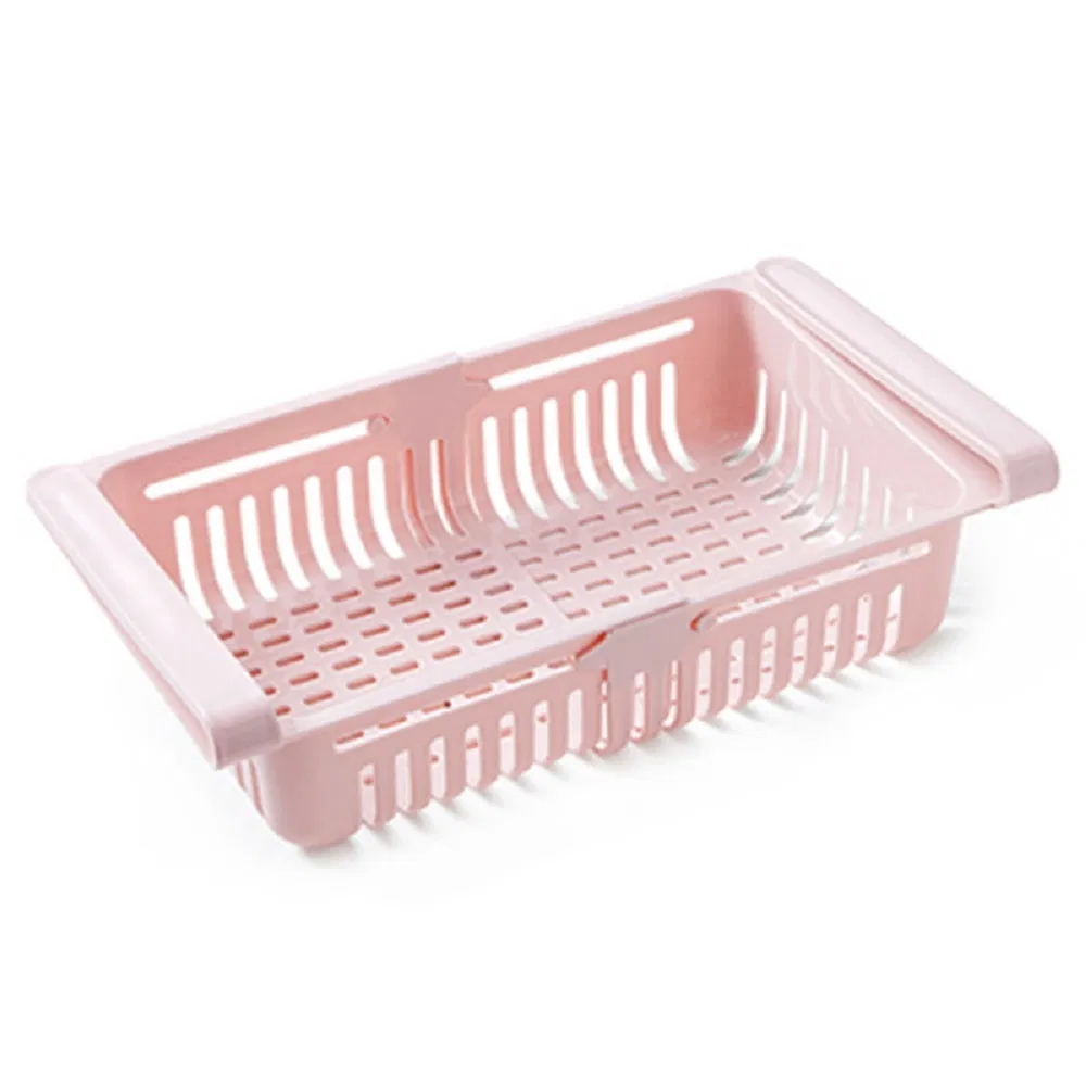 Adjustable Fridge Divider Organizer Refrigerator Pull out Basket Mi18799